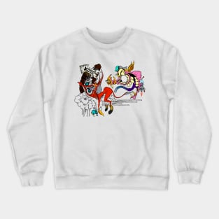 skater fox gift 8 Crewneck Sweatshirt